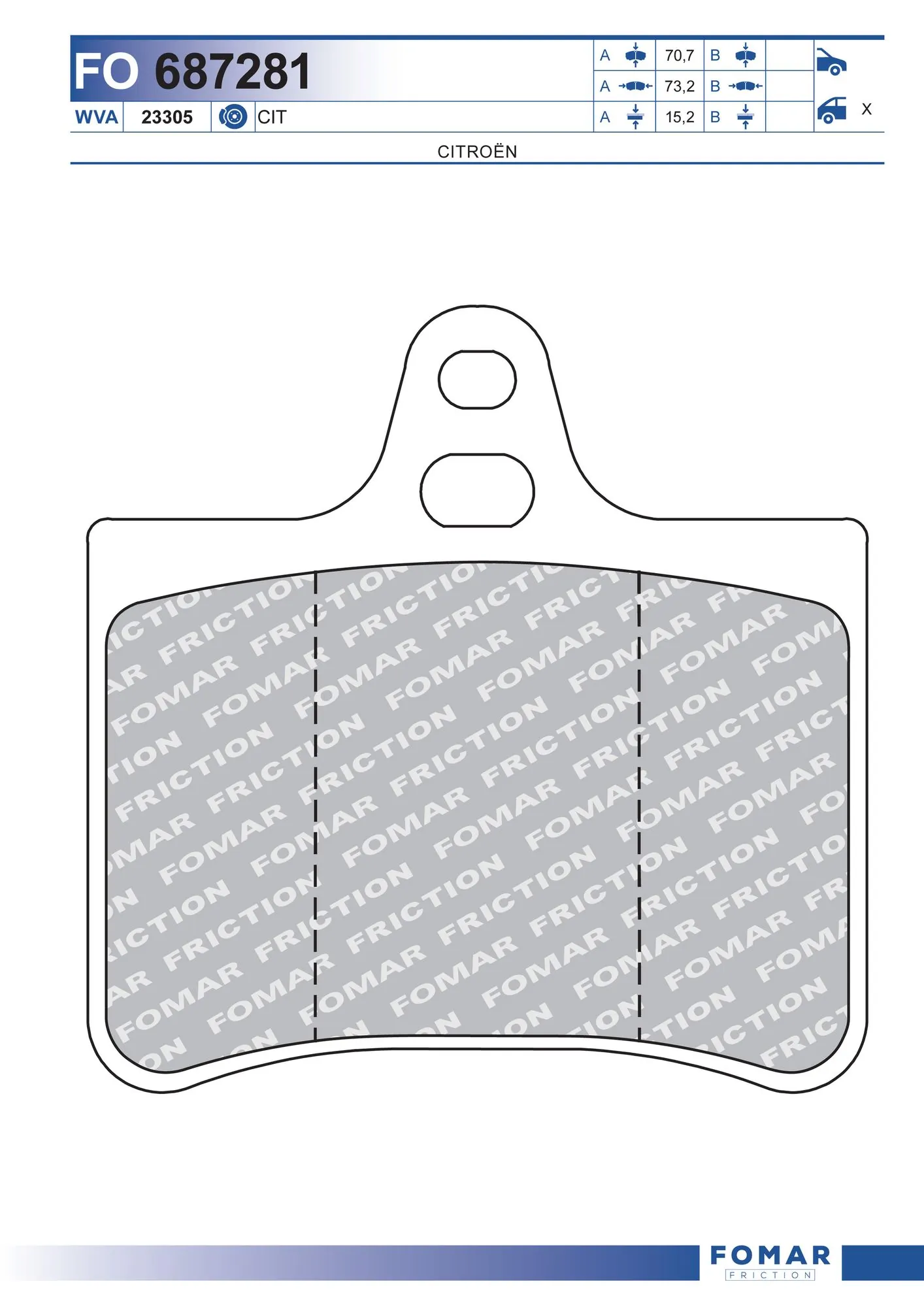 Brake Pad Set, disc brake